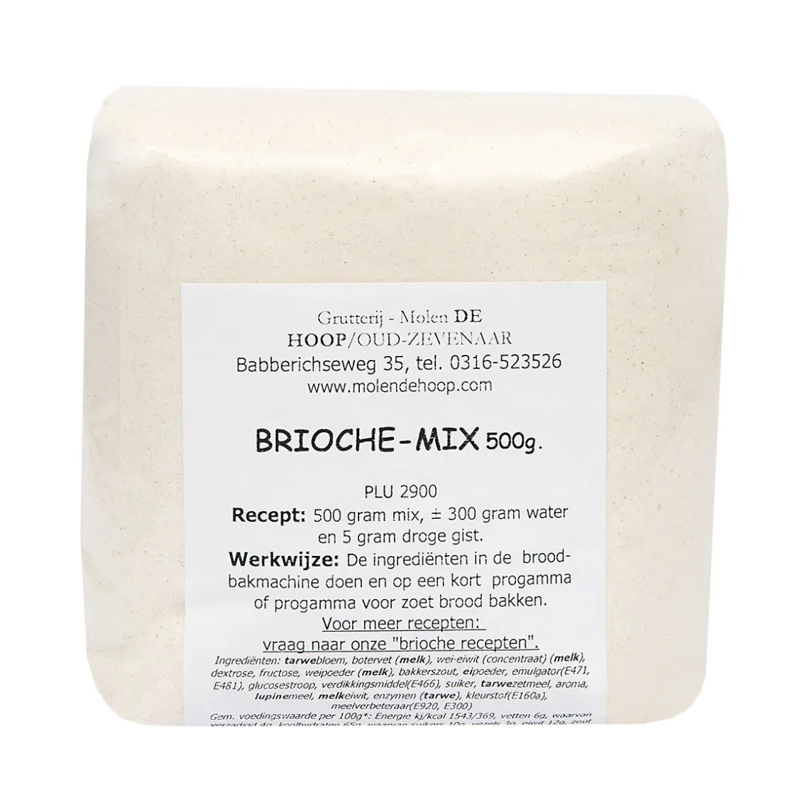 Molen de Hoop Brioche mix 500gr* Broodmixen|Bekijk Alle Mixen