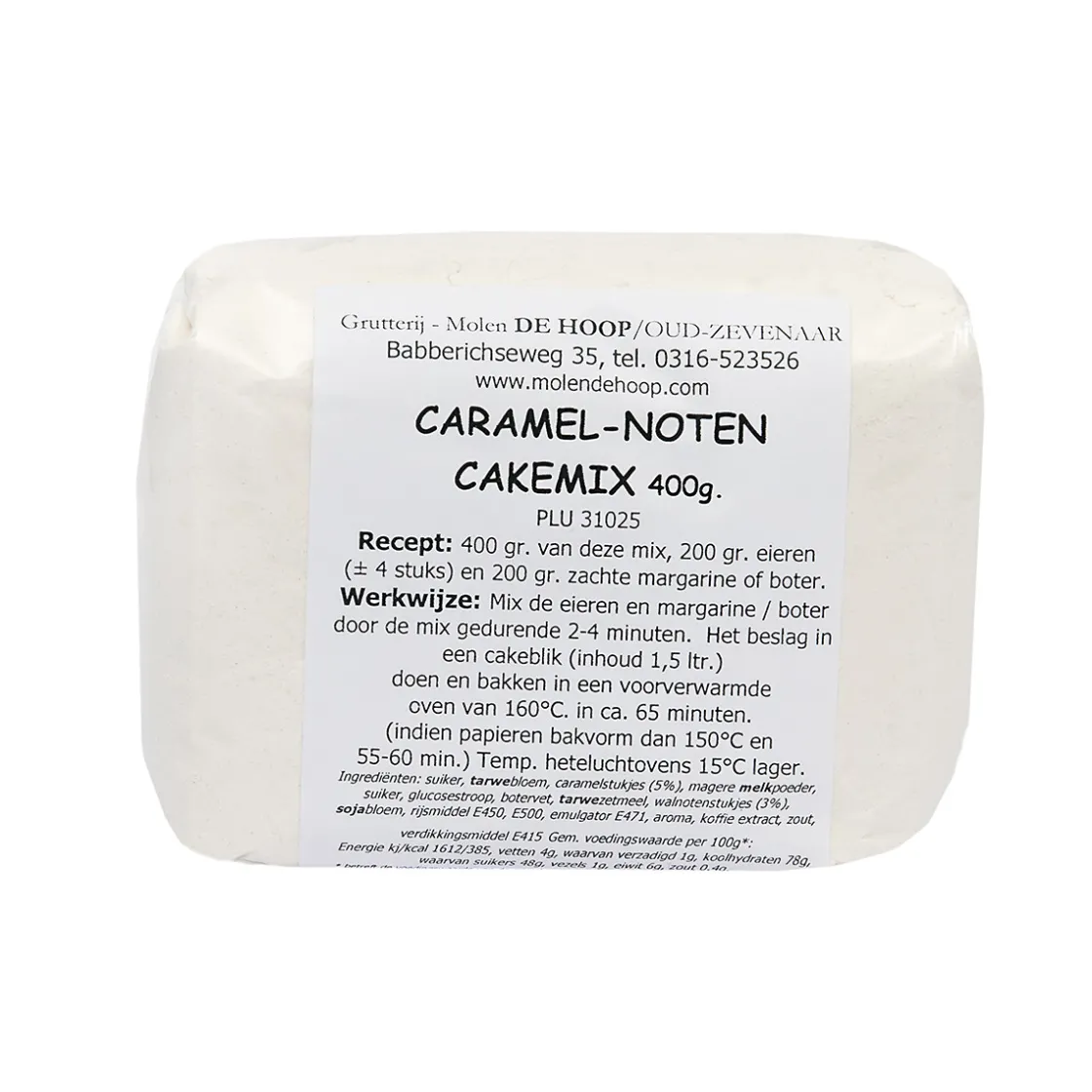 Molen de Hoop Caramel Notencakemix 400gr* Banketmixen|Bekijk Alle Mixen