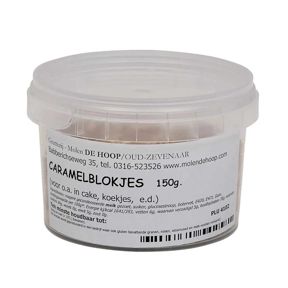 Molen de Hoop Caramelblokjes 150gr* Ijsdips|Eetbare Strooisels