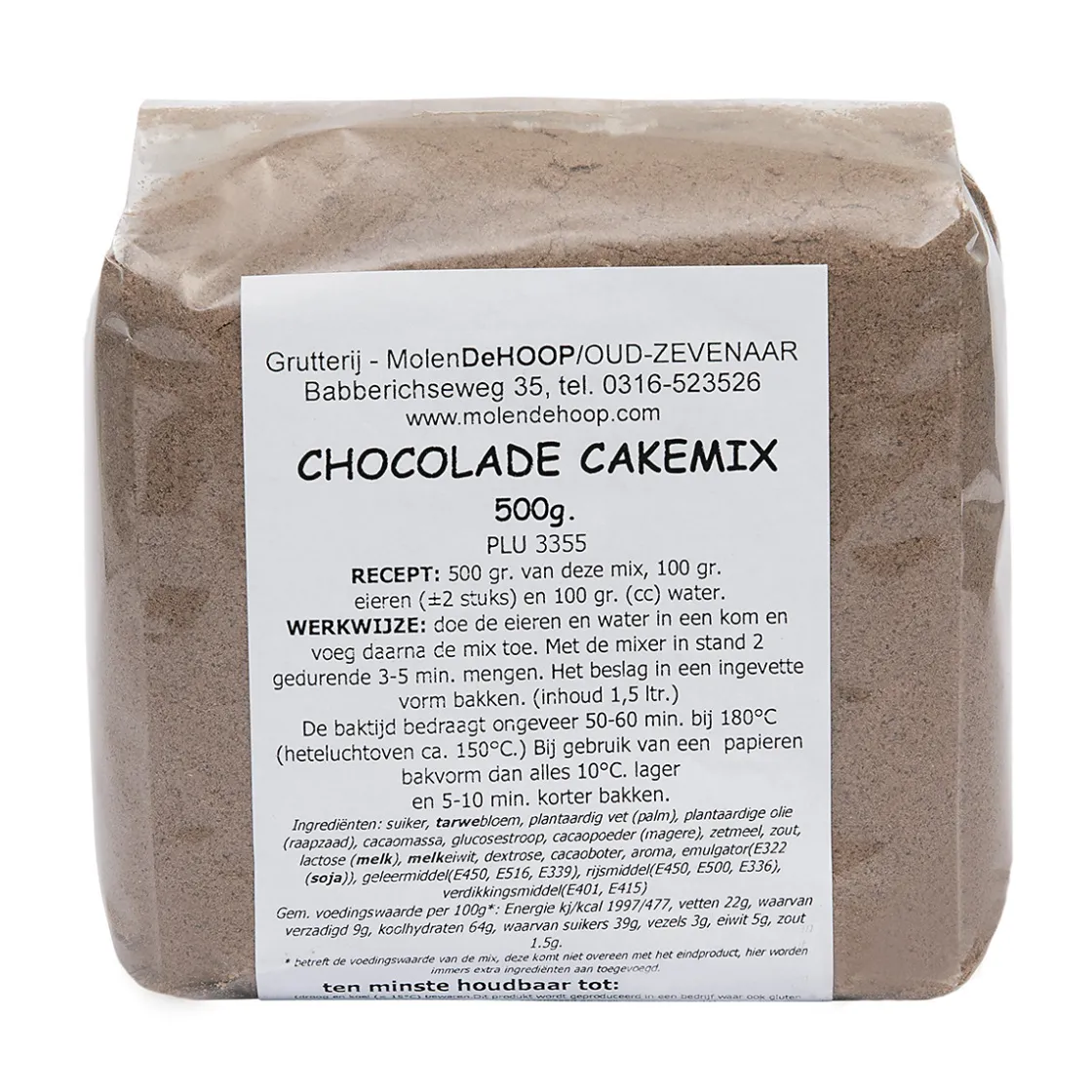 Molen de Hoop Chocoladecakemix 500gr* Banketmixen|Bekijk Alle Mixen