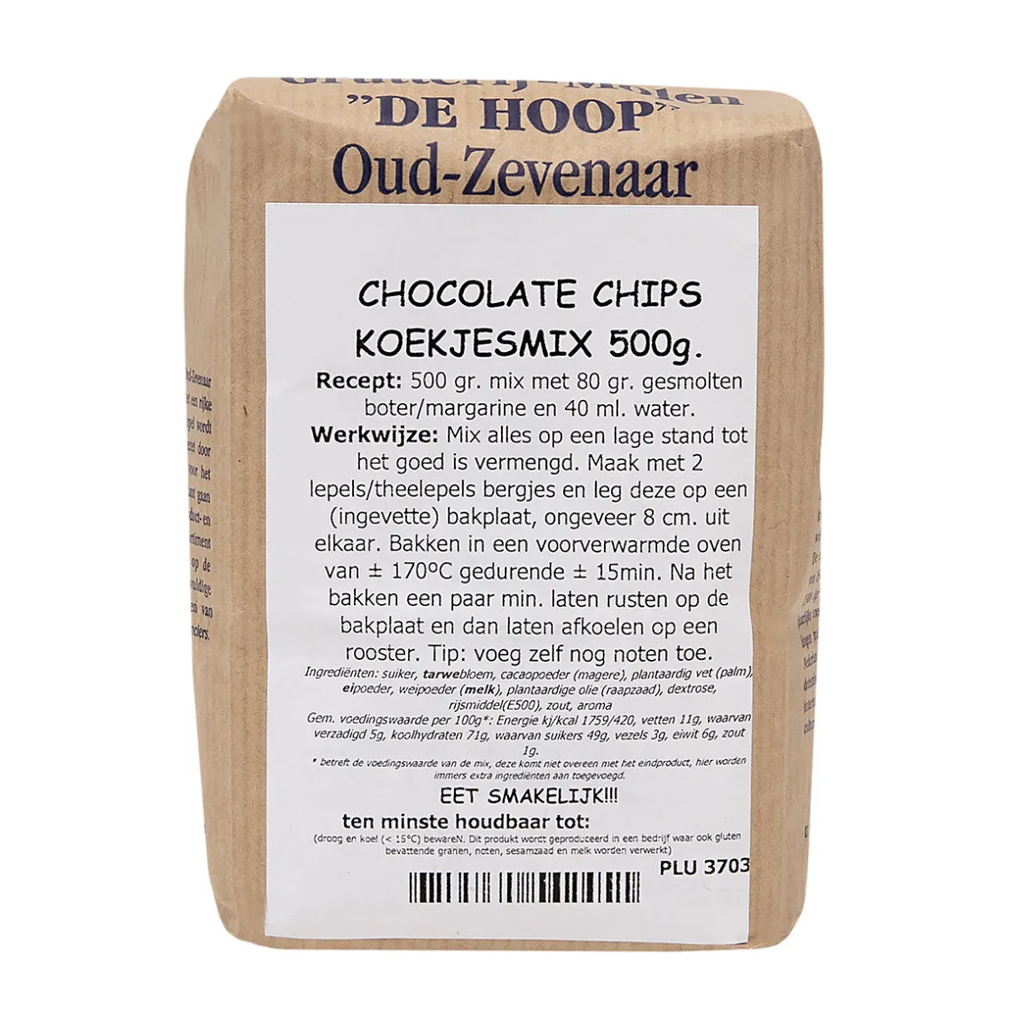 Molen de Hoop Chocolate Chip Cookies mix 500gr* Koekmixen|Bekijk Alle Mixen