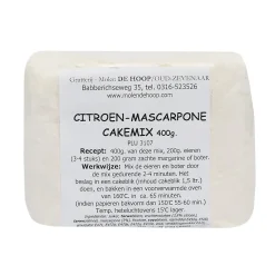Molen de Hoop Citroen Mascarpone cake 400gr* Banketmixen|Bekijk Alle Mixen