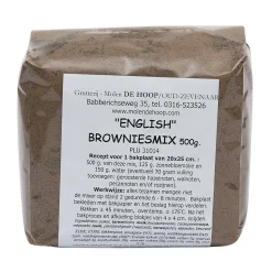 Molen de Hoop English Brownie mix 500gr* Banketmixen|Bekijk Alle Mixen