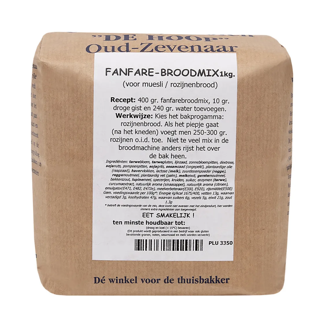 Molen de Hoop Fanfare Broodmix 1kg* Broodmixen|Bekijk Alle Mixen