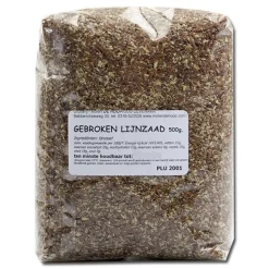 Molen de Hoop Gebroken Lijnzaad 500gr* Zaden, Granen, Noten En Vruchten