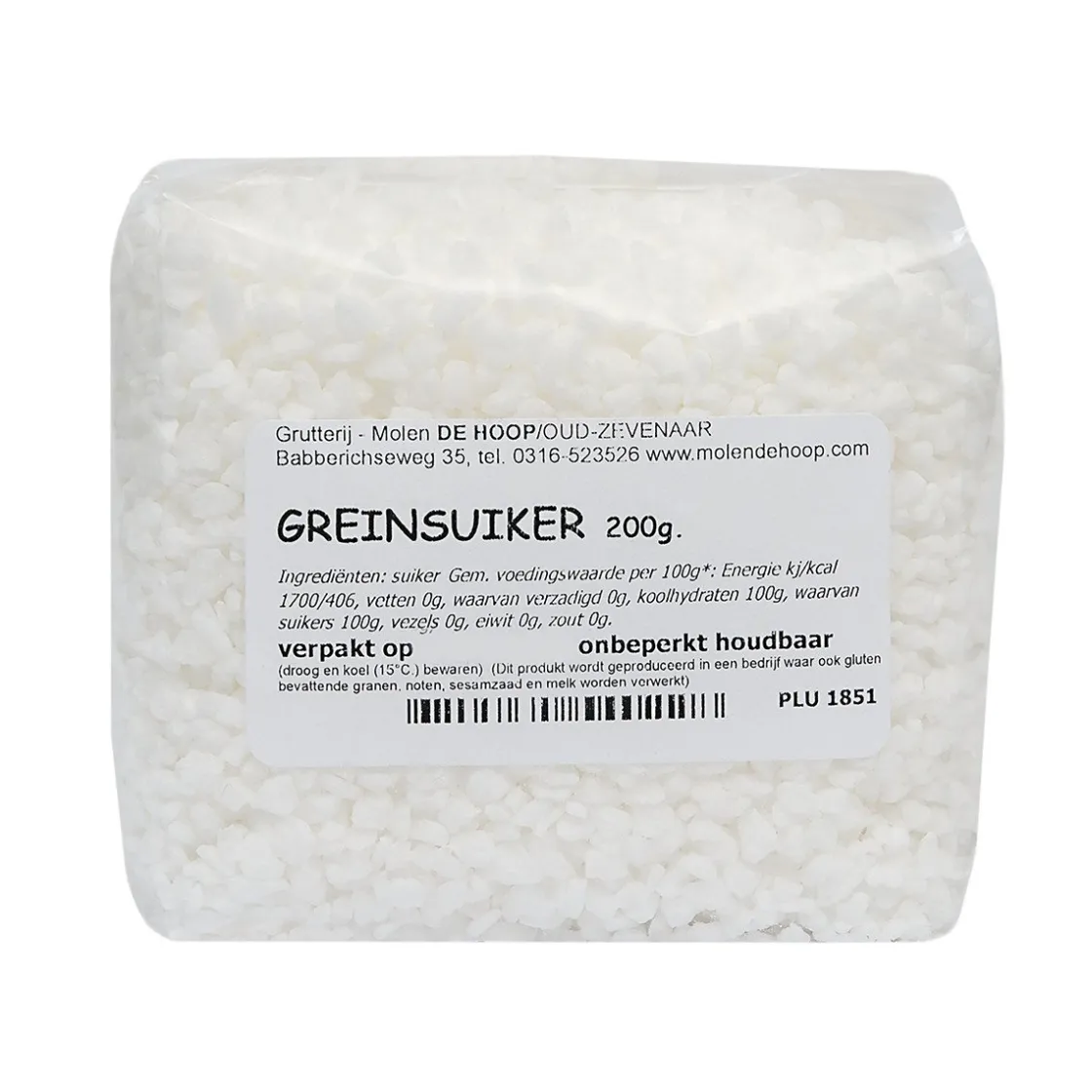 Molen de Hoop Greinsuiker 200gr* Suiker En Zout