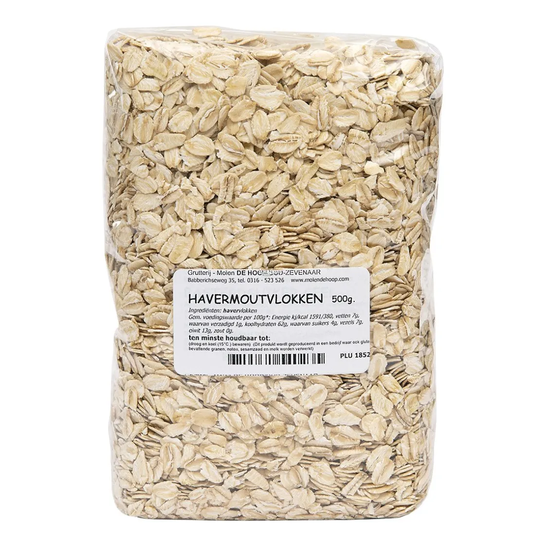 Molen de Hoop Havermout (vlokken) 500gr* Zaden, Granen, Noten En Vruchten