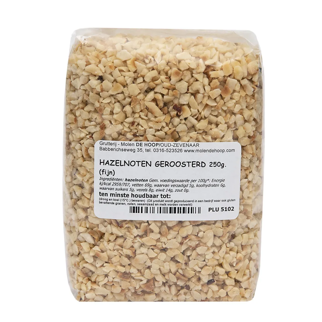 Molen de Hoop Hazelnoot gehakt fijn 250gr* Ijsdips|Zaden, Granen, Noten En Vruchten