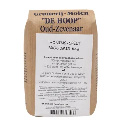Molen de Hoop Honing Speltbroodmix 500gr* Broodmixen|Bekijk Alle Mixen