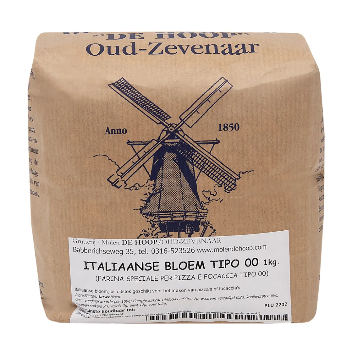 Molen de Hoop Italiaanse Bloem Tipo 00 1kg* Bloem En Meel