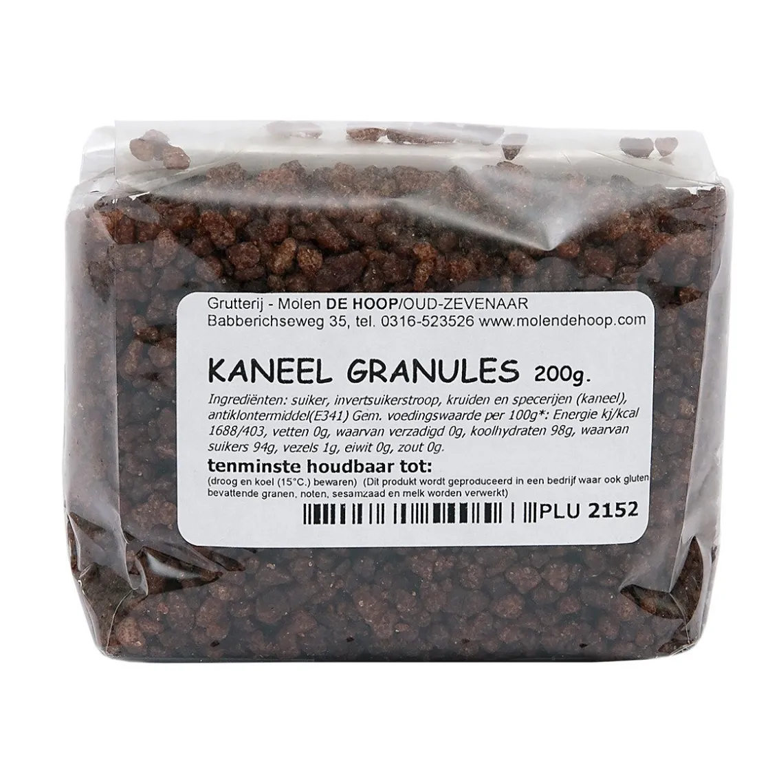 Molen de Hoop Kaneelgranules 200gr* Suiker En Zout