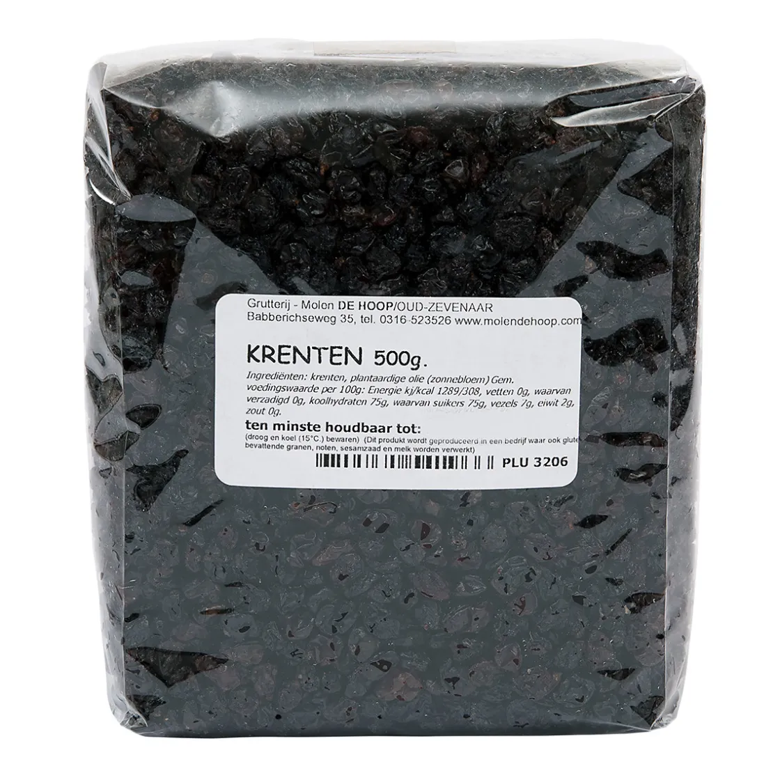 Molen de Hoop Krenten 500gr* Zaden, Granen, Noten En Vruchten