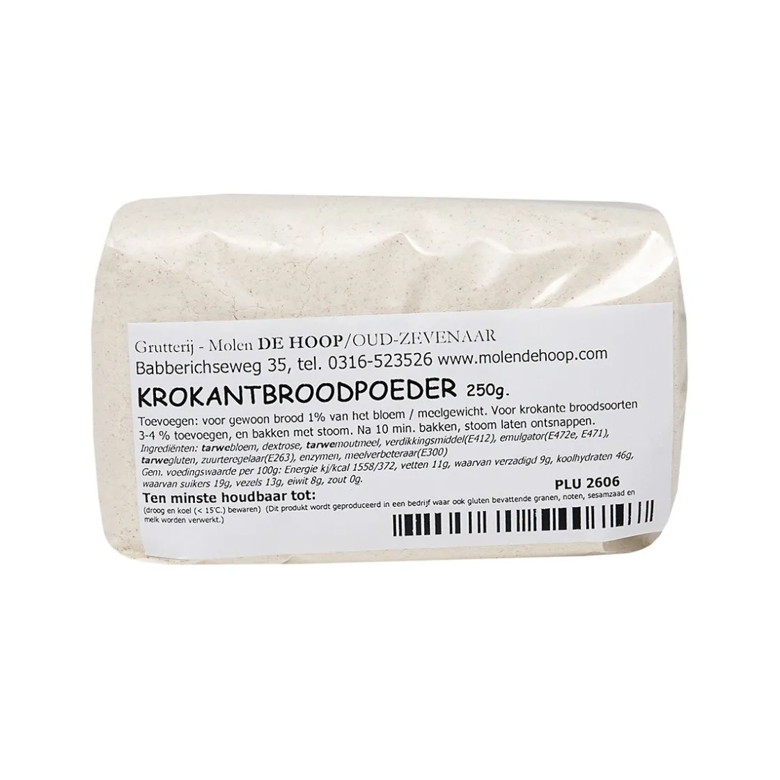 Molen de Hoop Krokantbroodpoeder 250gr* Broodverbeteraar|Hulpstoffen