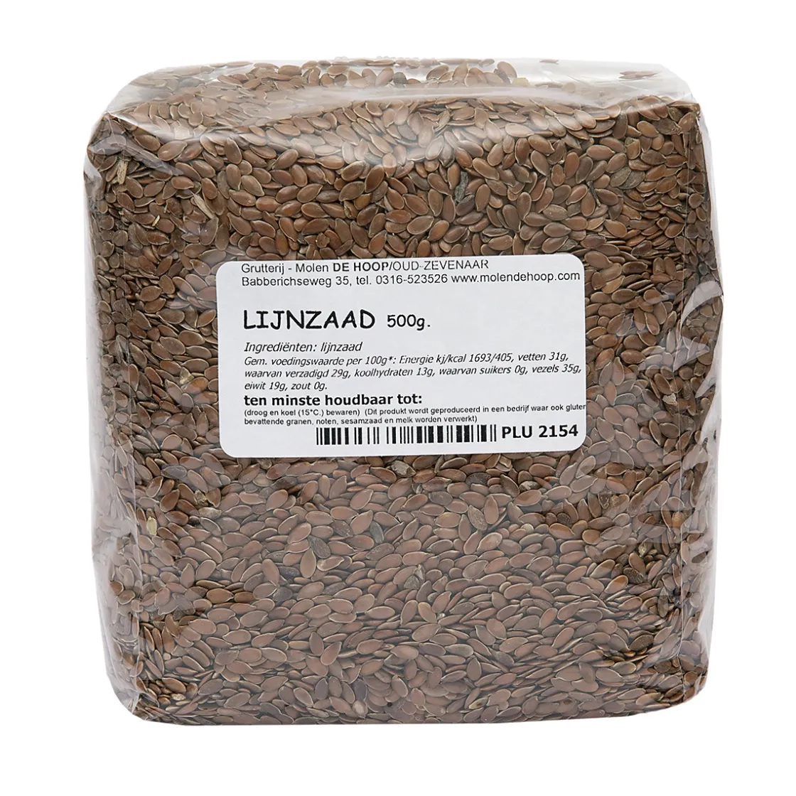 Molen de Hoop Lijnzaad 500gr* Zaden, Granen, Noten En Vruchten