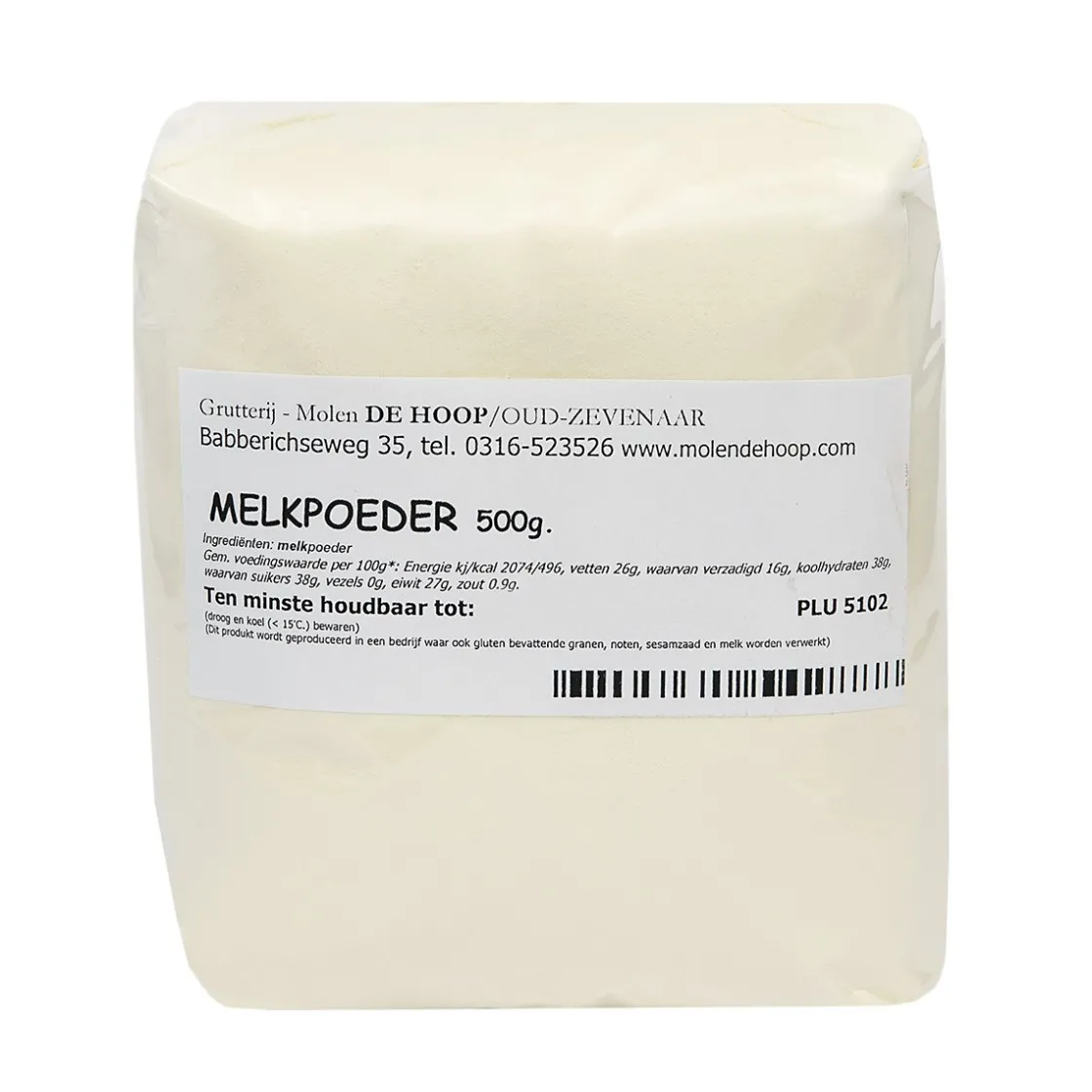 Molen de Hoop Melkpoeder 500gr* Slagroom En Melkpoeders|Hulpstoffen
