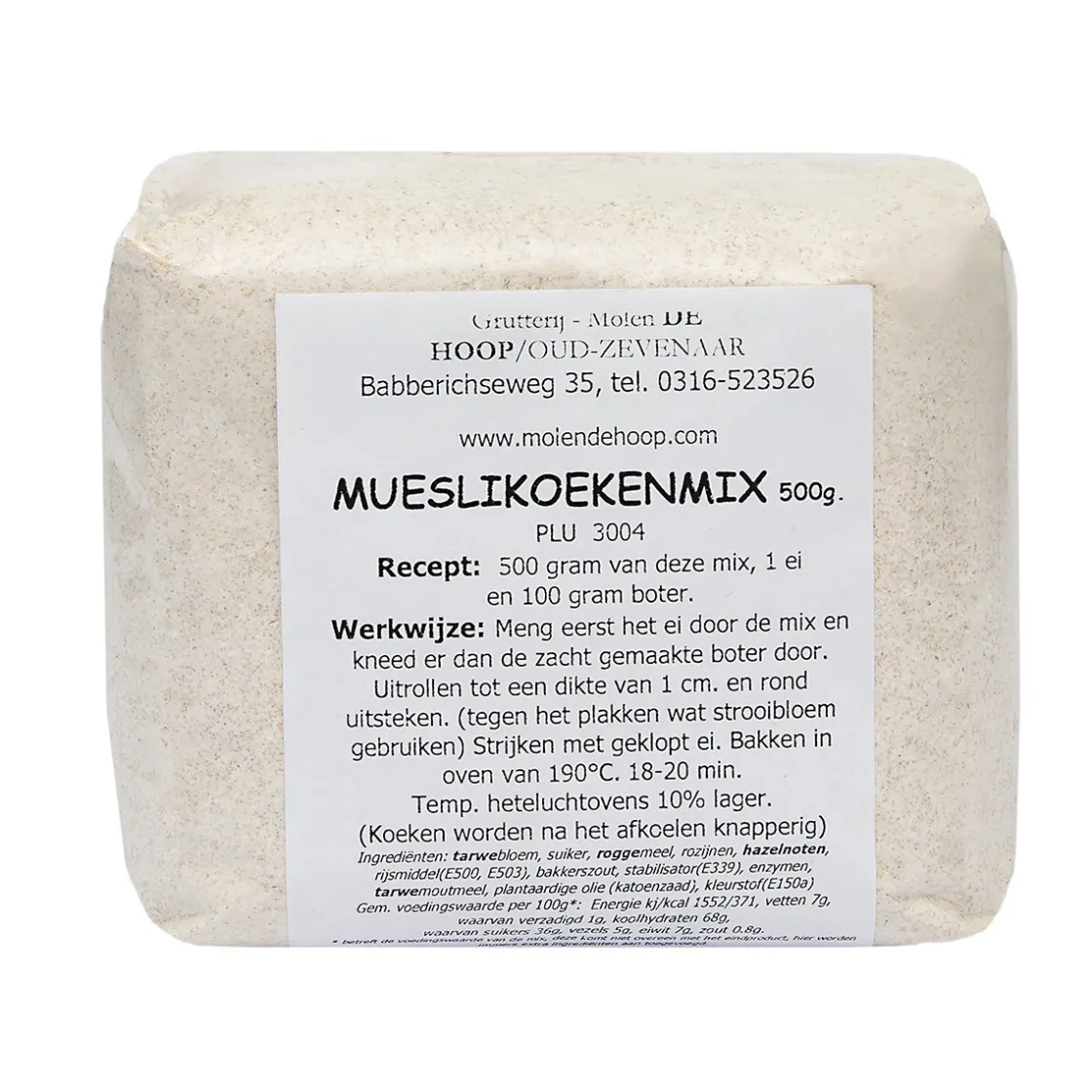 Molen de Hoop Mueslikoekenmix 500gr* Koekmixen|Bekijk Alle Mixen