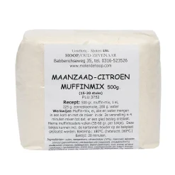 Molen de Hoop Muffin-mix Maanzaad-Citroen 500gr* Banketmixen|Bekijk Alle Mixen