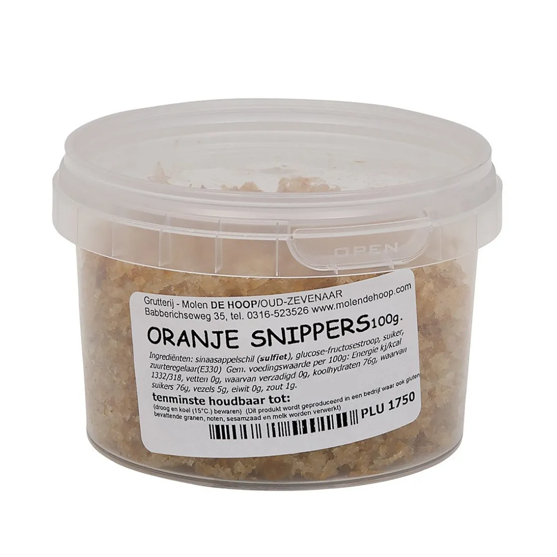 Molen de Hoop Oranjesnippers 100gr* Gekonfijt Fruit En Bigarreaux