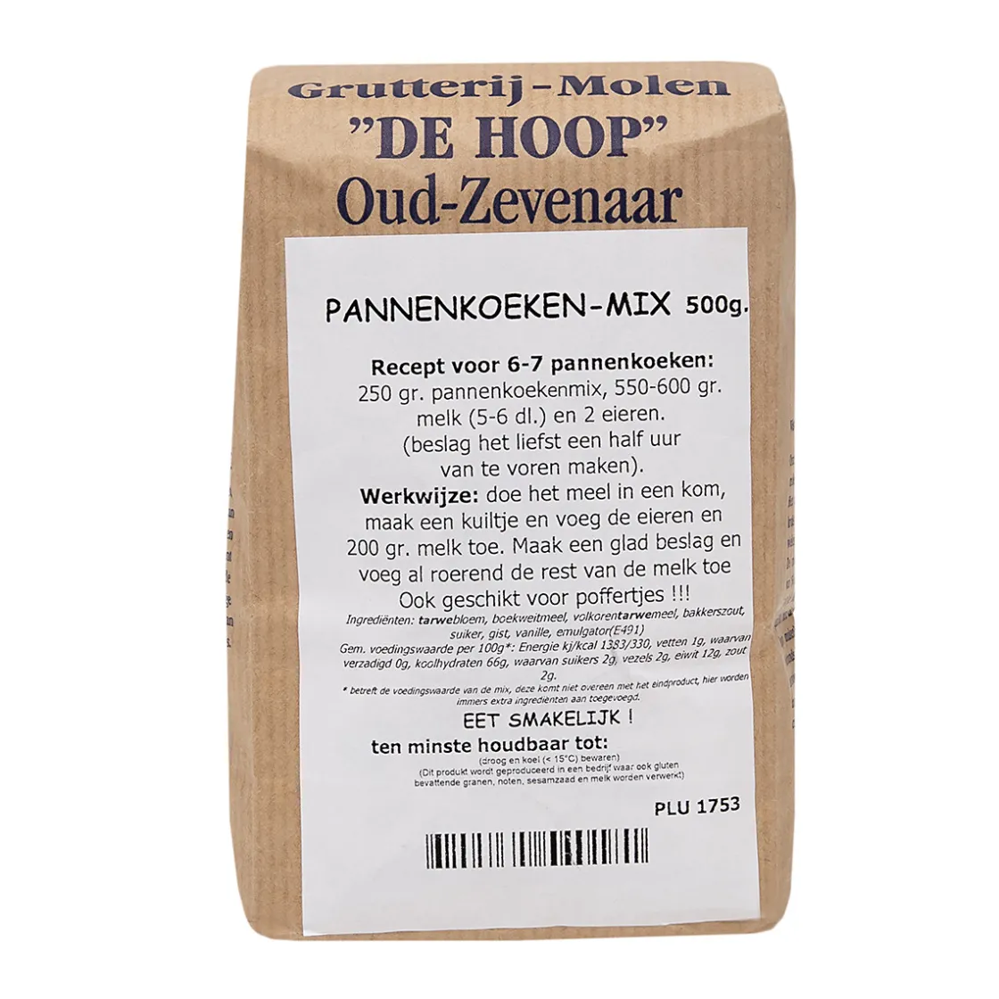 Molen de Hoop Pannenkoekenmix 500 gr.* Banketmixen|Bekijk Alle Mixen