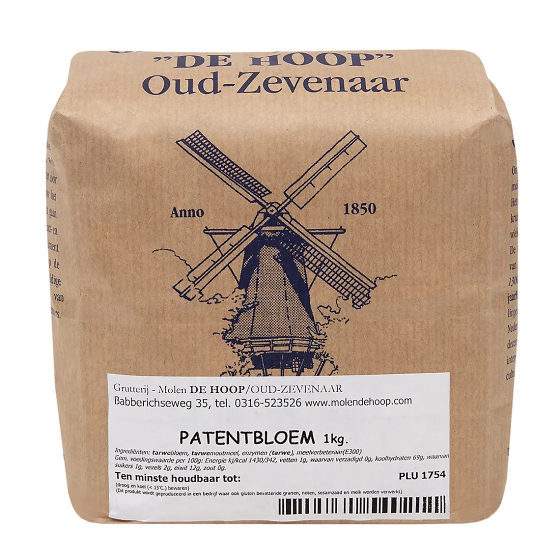 Molen de Hoop Patentbloem 1kg* Bloem En Meel