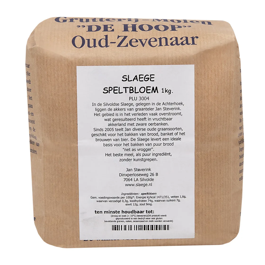 Molen de Hoop Slaege Speltbloem 1kg* Bloem En Meel