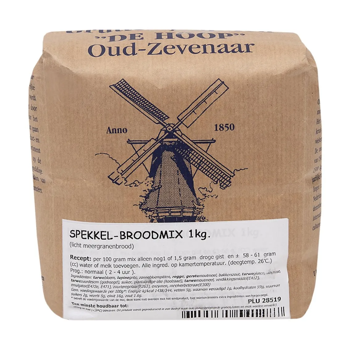 Molen de Hoop Spekkel Broodmix 1kg* Broodmixen|Bekijk Alle Mixen