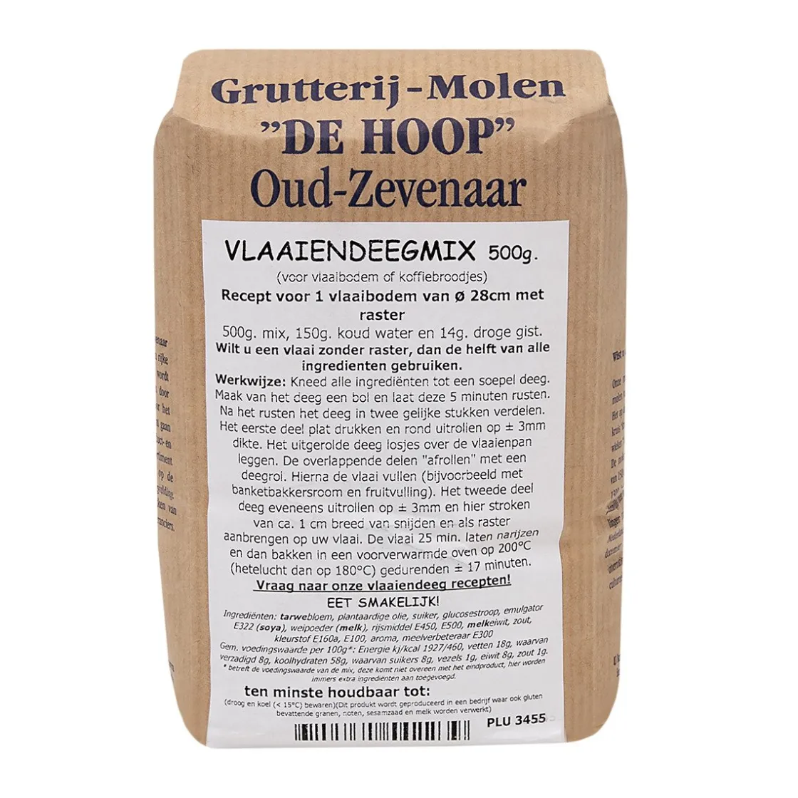 Molen de Hoop Vlaaiendeegmix 500gr* Banketmixen|Bekijk Alle Mixen