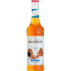 Monin Siroop Suikervrij Caramel 700ml* Smaakstoffen
