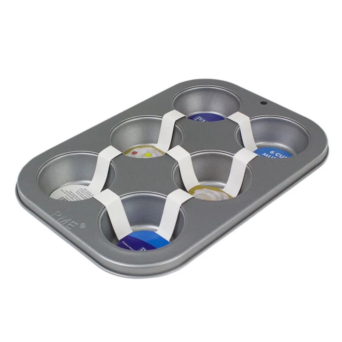 PME Muffin / Cupcake Bakvorm Standaard 6 stuks* Speciale Bakvormen