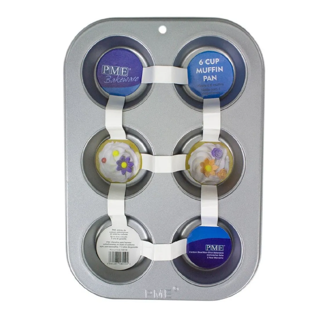 PME Muffin / Cupcake Bakvorm Standaard 6 stuks* Speciale Bakvormen