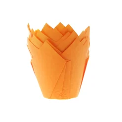 House of Marie Muffin Cups HoM Tulp Oranje 36st.* Bakvormen Papier