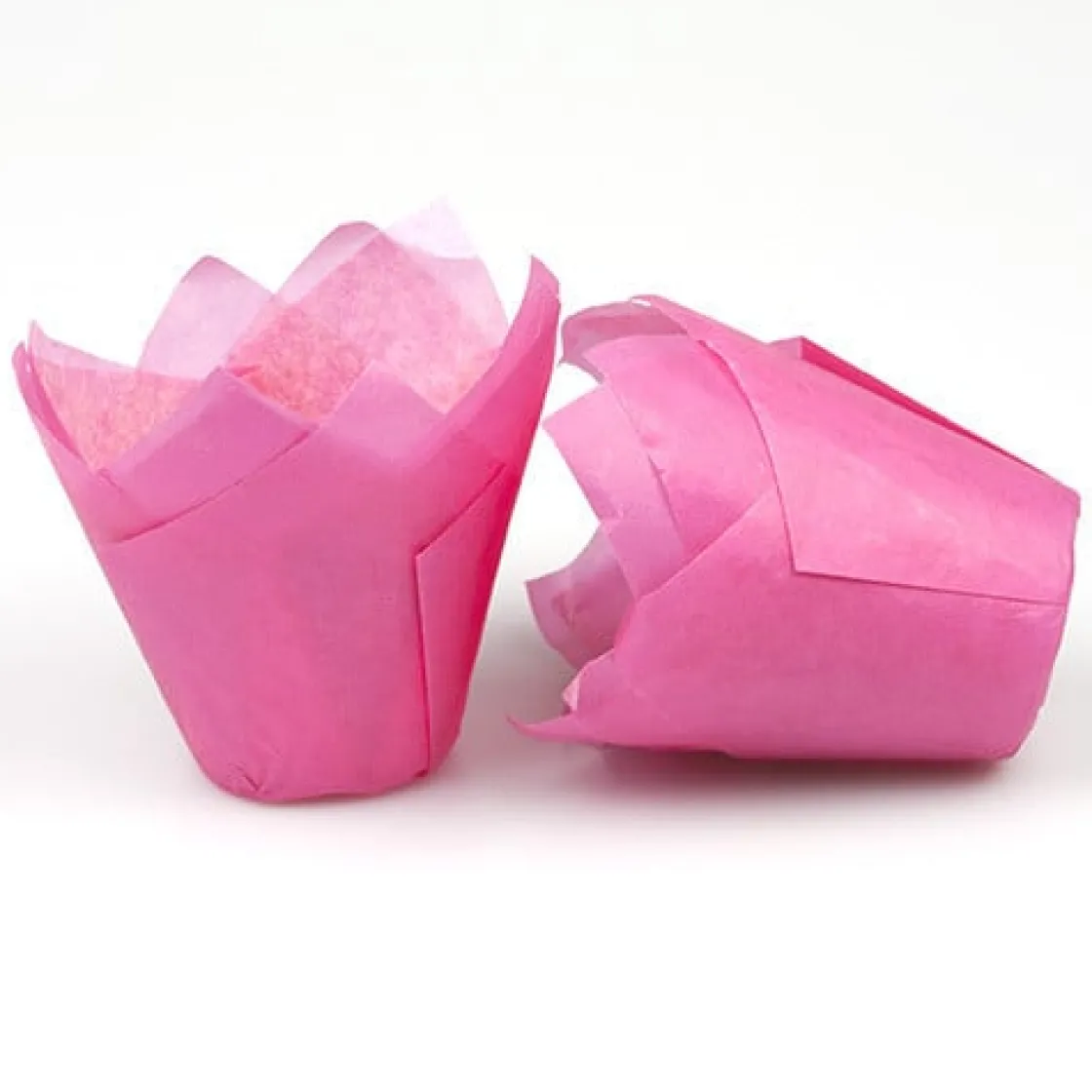 Overig Muffin cups tulpmodel Roze 200 st.* Bakvormen Papier