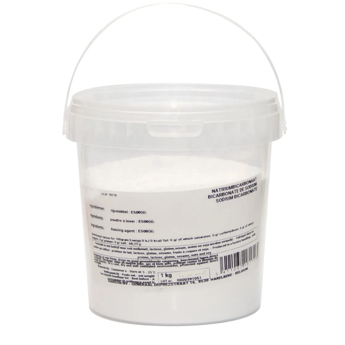 Overig Natriumbicarbonaat Koolzuur 1kg* Hulpstoffen