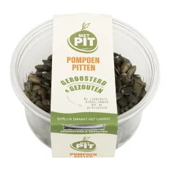 Met Pit Nederlandse Pompoenpitten Geroosterd & Gezouten 150g* Zaden, Granen, Noten En Vruchten