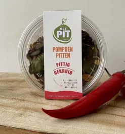 Met Pit Nederlandse Pompoenpitten Pittig Gekruid 150g* Zaden, Granen, Noten En Vruchten