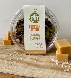 Met Pit Nederlandse Pompoenpitten Caramel Zeezout 150g* Zaden, Granen, Noten En Vruchten
