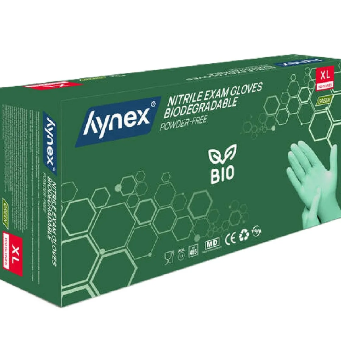 Overig Nitril Handschoenen (Wegwerp) BIO Groen 100st. - Maat XL* Ovenwanten En Handschoenen|Ovenwanten En Handschoenen