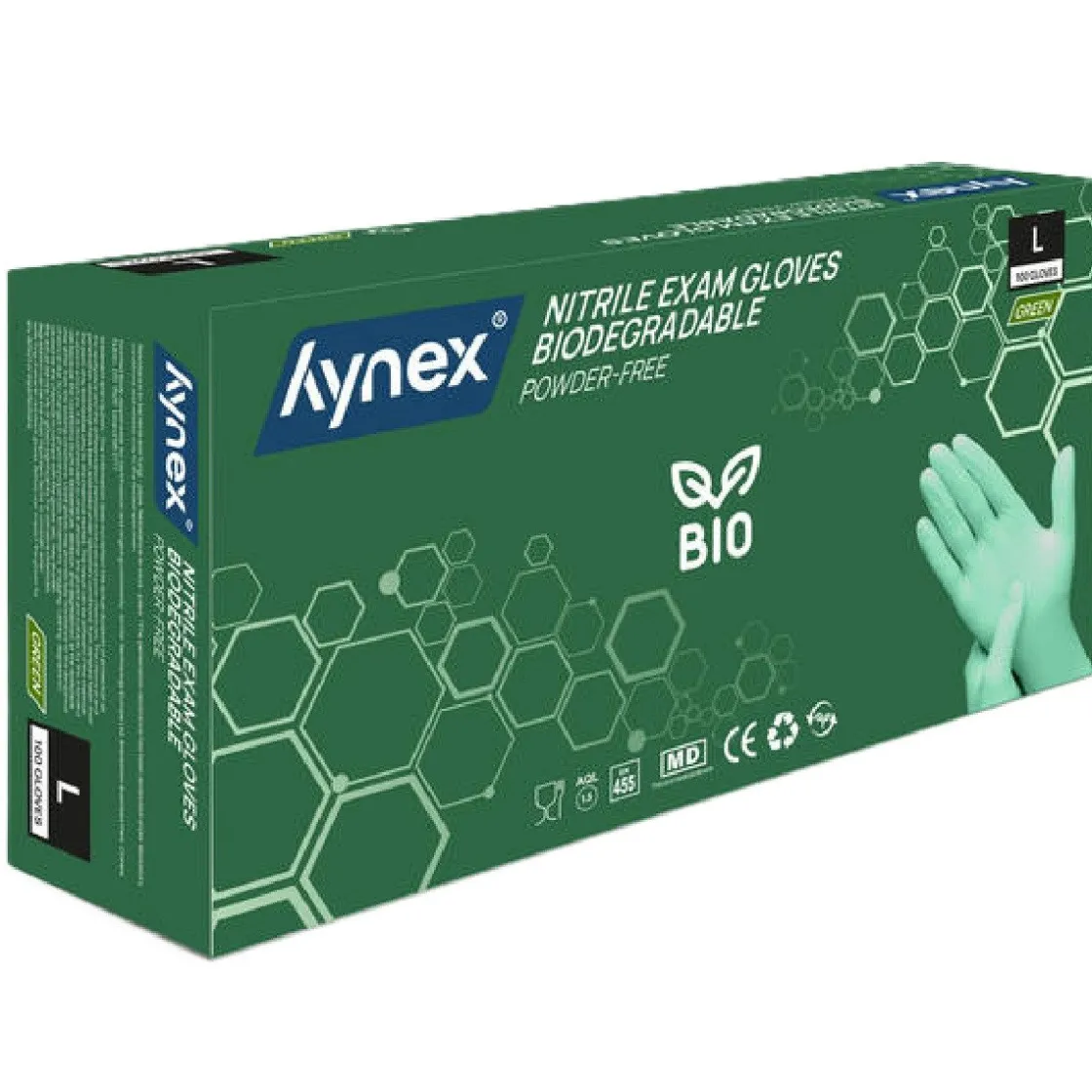 Overig Nitril Handschoenen (Wegwerp) BIO Groen 100st. - Maat L* Ovenwanten En Handschoenen|Ovenwanten En Handschoenen