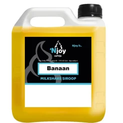 Njoy Milkshake Siroop Banaan (2 liter)* Siropen