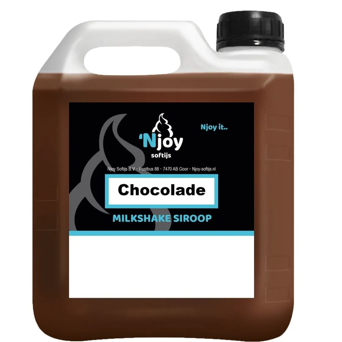 Njoy Milkshake Siroop Chocolade (2 liter)* Siropen