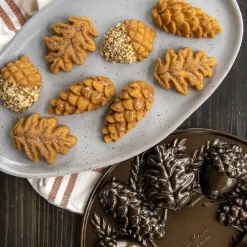 Nordic Ware Bladeren Bakvorm Rond* Speciale Bakvormen