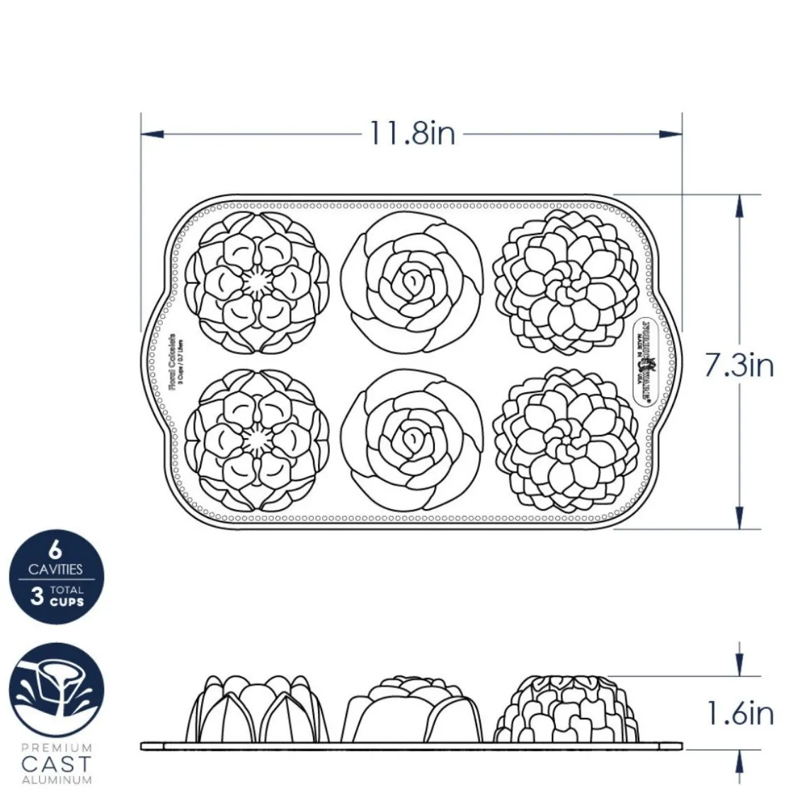 Nordic Ware Bloemen Bakvorm* Speciale Bakvormen