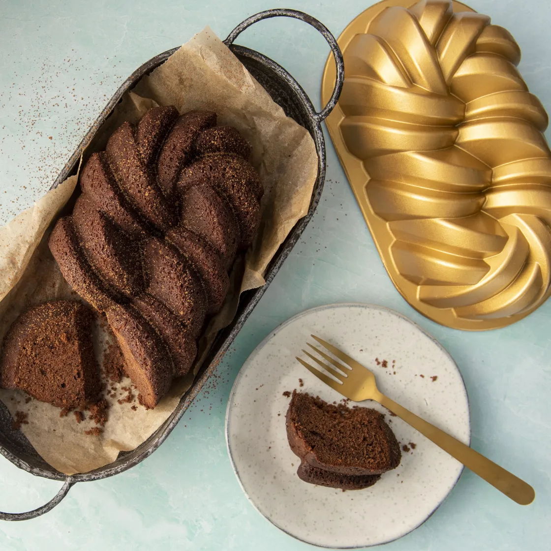 Nordic Ware Braided Broodvorm/Cakevorm* Speciale Bakvormen