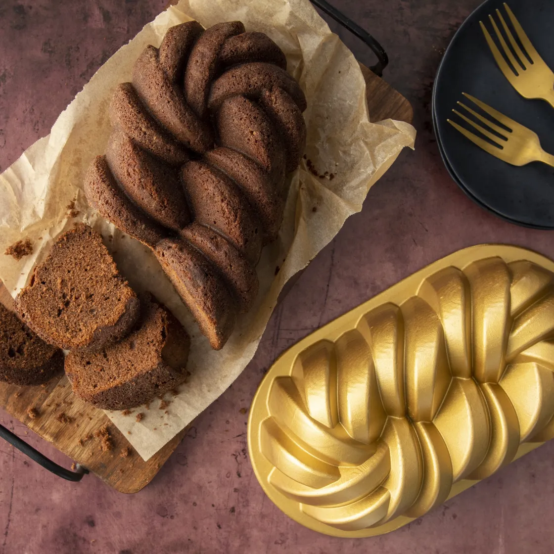 Nordic Ware Braided Broodvorm/Cakevorm* Speciale Bakvormen