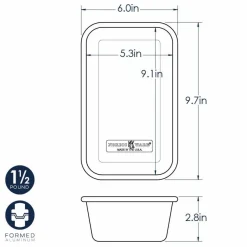 Nordic Ware Broodbakvorm 13x23cm* Rechthoekige Bakvormen