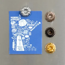 Nordic Ware Bundt Magneten Set/4* Bakhulpmiddelen