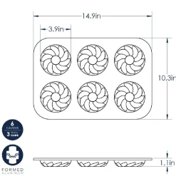 Nordic Ware French Twist Donut Bakvorm* Speciale Bakvormen