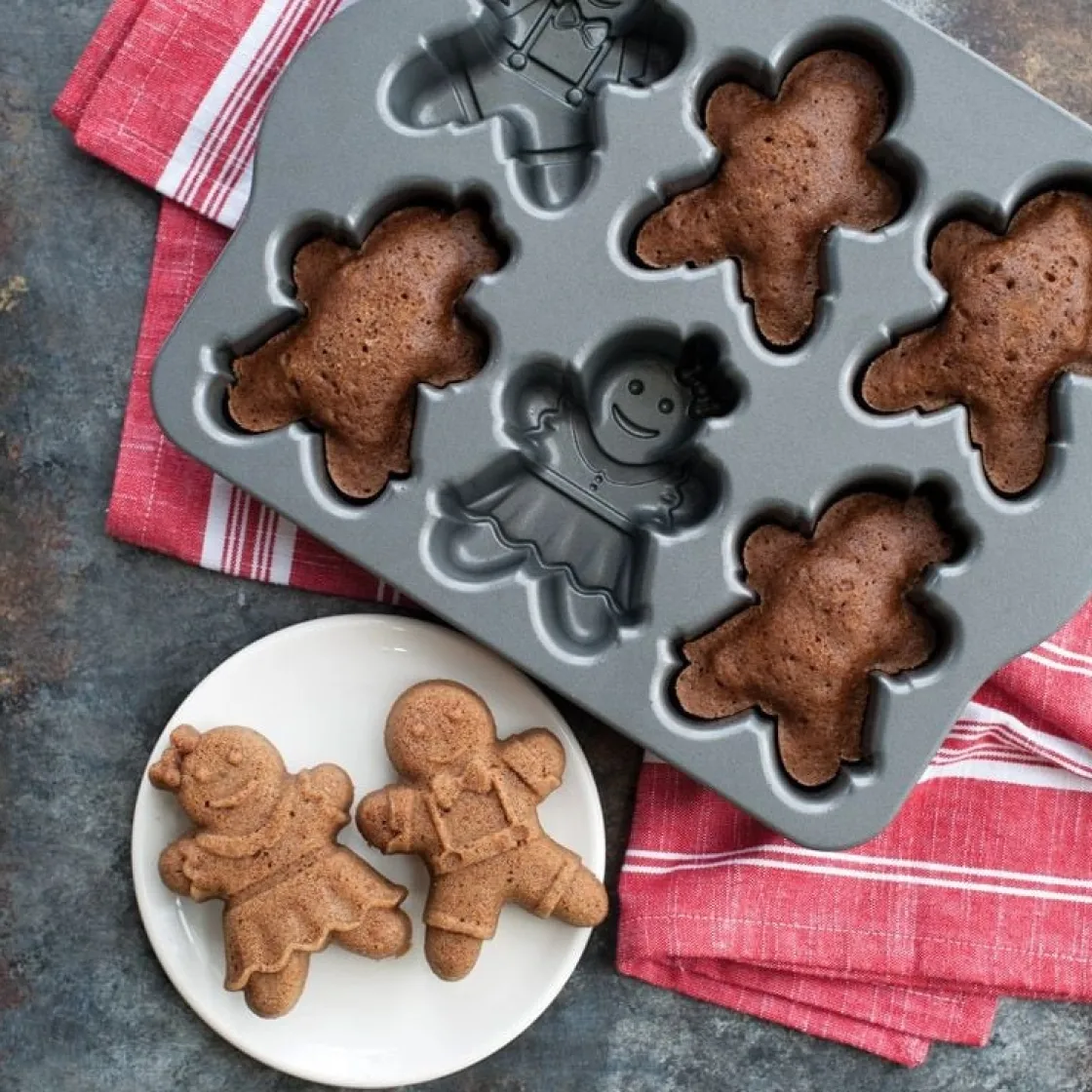 Nordic Ware Gingerbread Mini Bakvorm* Speciale Bakvormen