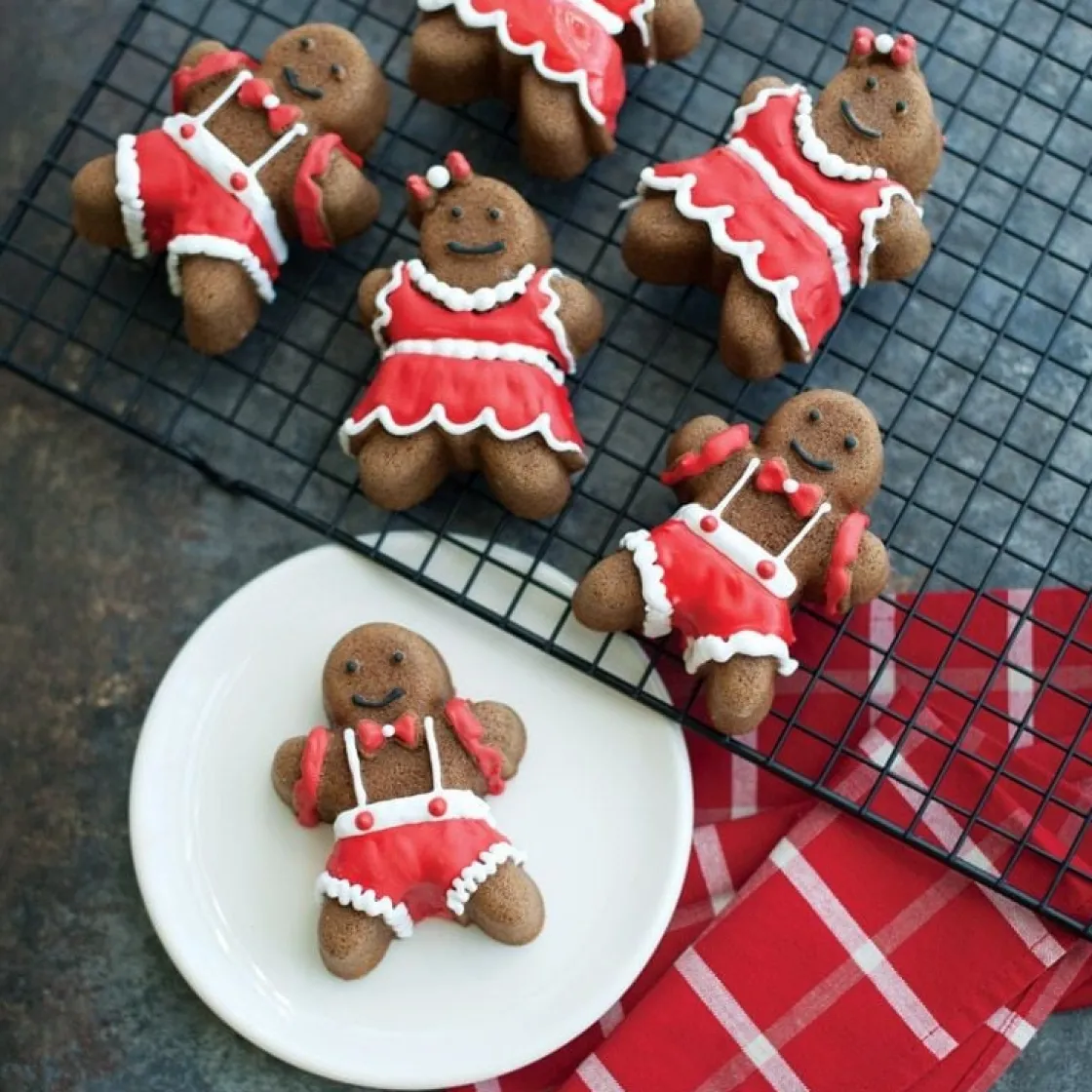 Nordic Ware Gingerbread Mini Bakvorm* Speciale Bakvormen