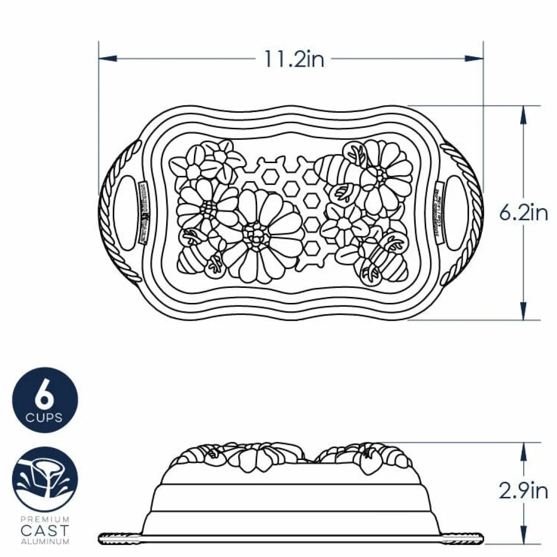 Nordic Ware Honingraat Bakvorm* Speciale Bakvormen